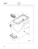 CABINET Diagram and Parts List for WFC09M3BW0  Westinghouse Freezer