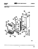 CABINET PARTS Diagram and Parts List for UF21NL1  Frigidaire Freezer
