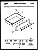 Part Location Diagram of 5303211400 Frigidaire PANEL-DRAWER