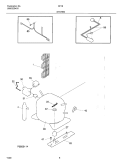 SYSTEM Diagram and Parts List for CF180  Frigidaire Freezer