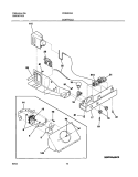 CONTROLS Diagram and Parts List for FRS26R2AW2  Frigidaire Refrigerator