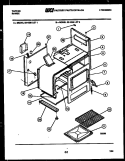 BODY PARTS Diagram and Parts List for 32-1038-23-01  Tappan Range