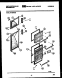 DOOR PARTS Diagram and Parts List for RT155MCV0  Frigidaire Refrigerator