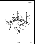 POWER DRY AND MOTOR PARTS Diagram and Parts List for DW1800V1  Frigidaire Dishwasher