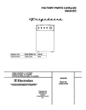 COVER Diagram and Parts List for CRWS1879AS2  Frigidaire Washer