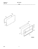 DOOR Diagram and Parts List for MEF311SBWM  Uni Range