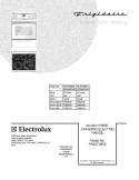 COVER Diagram and Parts List for PGLEF385EB5  Frigidaire Range