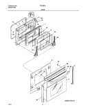 Part Location Diagram of 316108803 Frigidaire HANDLE