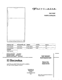 COVER Diagram and Parts List for NGS18TZAW0  Frigidaire Refrigerator