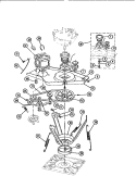 MOTOR AND IDLER ARM CLUTCH Diagram and Parts List for WA28D4WSFA  Gibson Washer