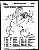 WATER AND CONDENSING PARTS Diagram and Parts List for MC25S7GYNA  Gibson Dehumidifier