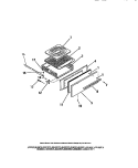 BROILER DRAWER, PANELS Diagram and Parts List for GP38BCL1  Frigidaire Range