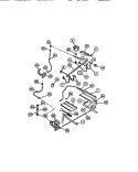 BURNERS, MANIFOLD, GAS CONTROL Diagram and Parts List for 30-3858-00-02  Tappan Range