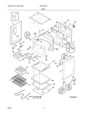 BODY Diagram and Parts List for WEF351ESC  Westinghouse Range