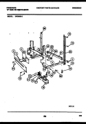 POWER DRY AND MOTOR PARTS Diagram and Parts List for DW2508A1  Frigidaire Dishwasher