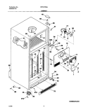 CABINET Diagram and Parts List for FRT21FR6AB3  Frigidaire Refrigerator