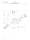 Part Location Diagram of 5304483063 Frigidaire LOUVER
