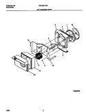 AIR HANDLING PARTS Diagram and Parts List for WAC066F7A2  Frigidaire Air Conditioner