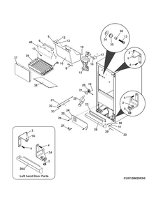 Part Location Diagram of 5304503797 Frigidaire GASKET