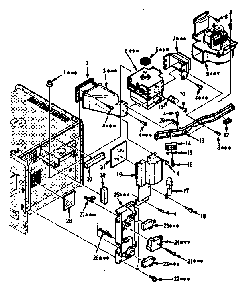Switches And Microwave Parts Diagram and Parts List for 5648765380  Kenmore Microwave