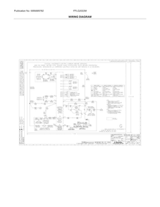 Wiring Diagram Diagram and Parts List for FFLG2022MW3  Frigidaire Washer Dryer Combo