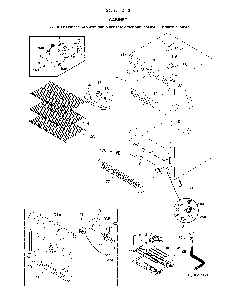 Cabinet Diagram and Parts List for 25322442415  Kenmore Freezer