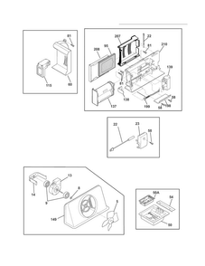 Controls Diagram and Parts List for EI23CS65KS1  Electrolux Refrigerator