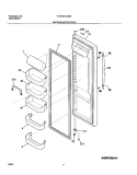 REFRIGERATOR DOOR Diagram and Parts List for PLRS267ZAB8  Frigidaire Refrigerator