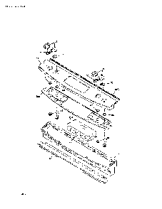 Backguard Diagram and Parts List for 79032603311  Kenmore Range