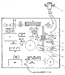Power Control Circuit Board Diagram and Parts List for 5648898310  Kenmore Microwave