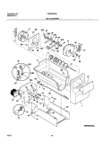 ICE CONTAINER Diagram and Parts List for FRS26KR4AB6  Frigidaire Refrigerator