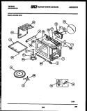 WRAPPER AND BODY PARTS Diagram and Parts List for 56-9338-10-15  Tappan Microwave