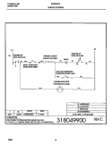 WIRING DIAGRAM Diagram and Parts List for FEB30XPFCA  Frigidaire Warming Drawer