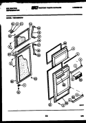 Part Location Diagram of 3015063 Frigidaire TRIM-RACK