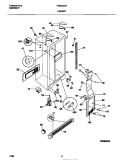 CABINET Diagram and Parts List for FRS20ZGFD0  Frigidaire Refrigerator