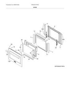 Part Location Diagram of 807887501 Frigidaire INSULATION