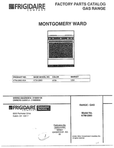 Part Location Diagram of 316000805 Frigidaire Owner's guide
