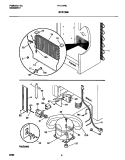SYSTEM Diagram and Parts List for FFU14F9CW2  Frigidaire Freezer