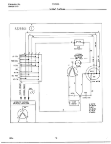 Wiring Diagram Diagram and Parts List for 5195006A  Frigidaire Air Conditioner