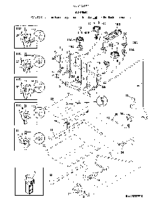 Burner Diagram and Parts List for 79074233315  Kenmore Range