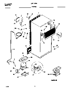 System Diagram and Parts List for GRT16CRHZ6  Gibson Refrigerator