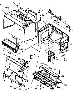 Part Location Diagram of 11909 Maytag Microwave exhaust filter