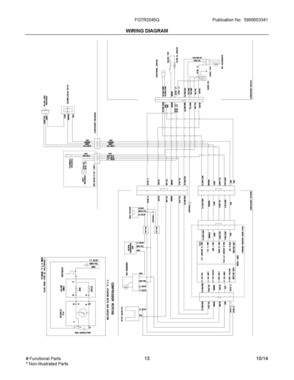 07 - WIRING DIAGRAM Diagram and Parts List for FGTR2045QP1  Frigidaire Refrigerator