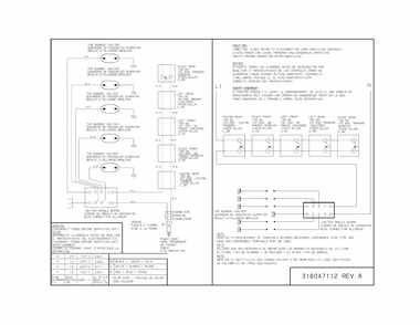Wiring Diagram Diagram and Parts List for 79032432900  Kenmore Cooktop