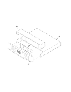 Control Panel Diagram and Parts List for EW27MC65JS3  Electrolux Microwave Oven Combo