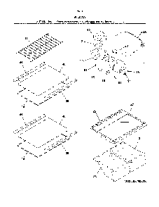 Shelves Diagram and Parts List for 25360404612  Kenmore Refrigerator