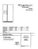 COVER Diagram and Parts List for FRS26HF5AQ5  Frigidaire Refrigerator