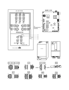 Wiring Diagram Diagram and Parts List for 25370343414  Kenmore Refrigerator