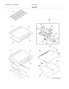 Part Location Diagram of 5303918671 Frigidaire CONTROL BOX