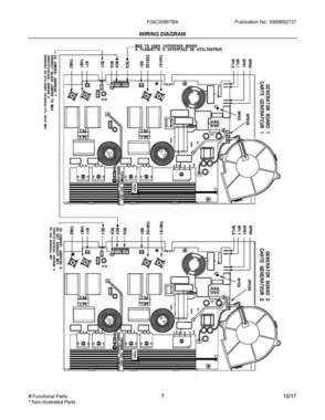 05 - Wiring Diagram Diagram and Parts List for FGIC3066TBA  Frigidaire Cooktop